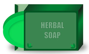 bar of herbal soap
