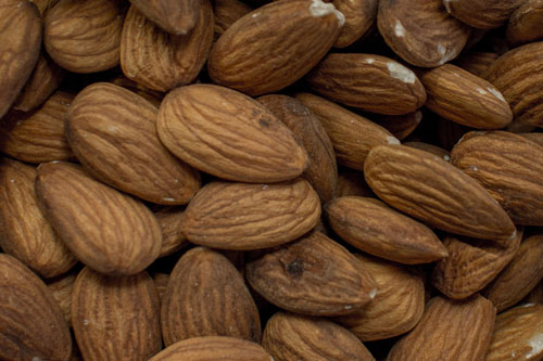 almonds used in flavoring of soap